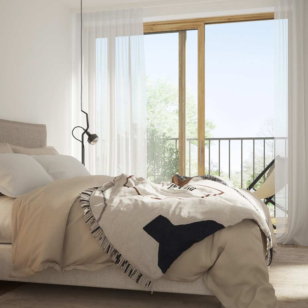 Liukuovi aukeaa parvekkeelle