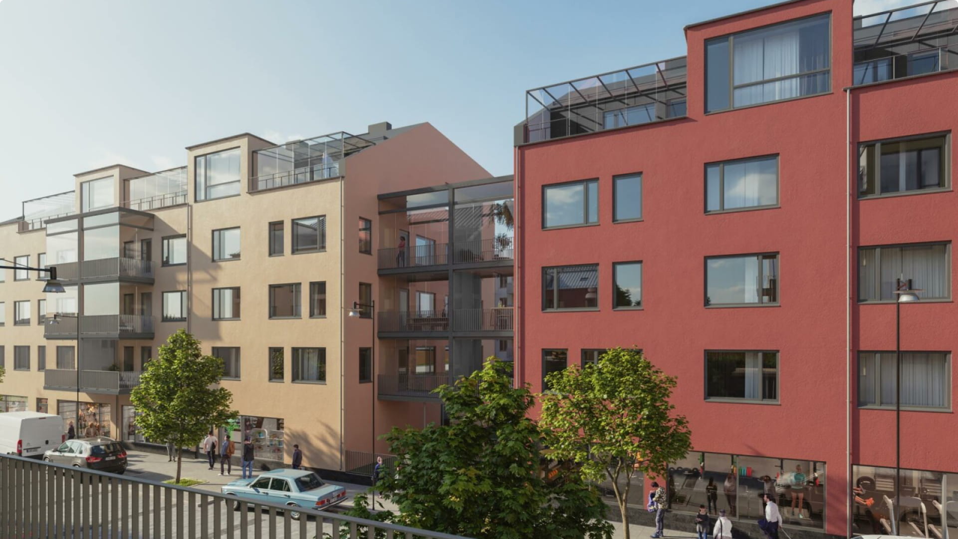 Solariksen julkisivua